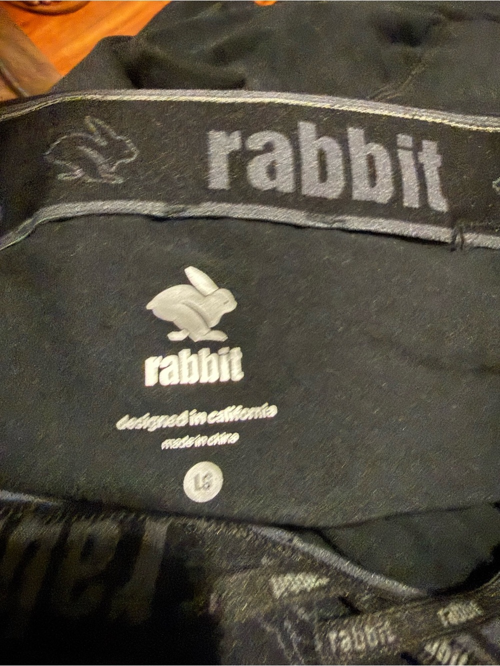 Men’s Black Rabbit Performance Joggers - Picture 7 of 7